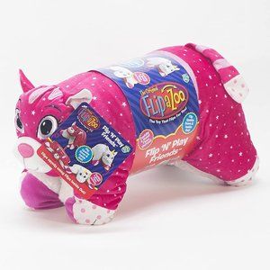 Flip n play friends sparkle kitty to glitter unicorn cuddle and hold